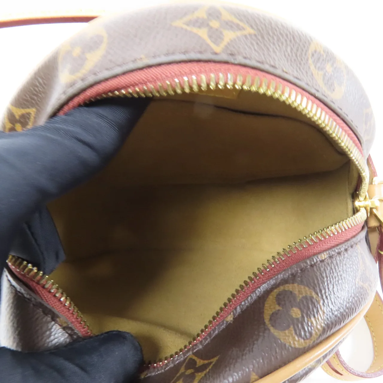 LOUIS VUITTON Boite Chapeau Souple M45578 肩背包 塗層帆布 棕色 塗層帆布 中古品B - 縮圖 5