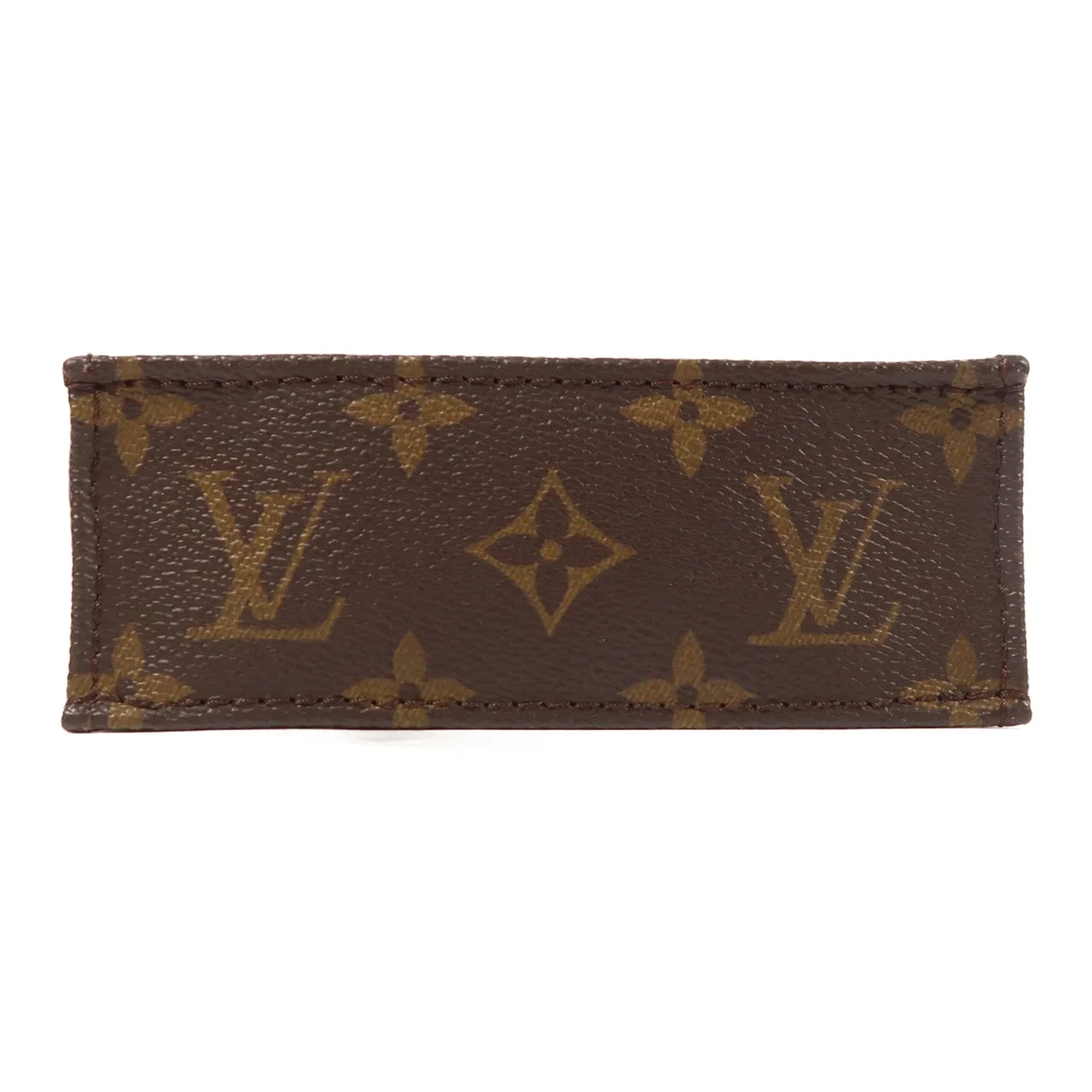 LOUIS VUITTON Petit Sac Plat M69442 兩用包 塗層帆布 棕色 塗層帆布 中古品A - 縮圖 4