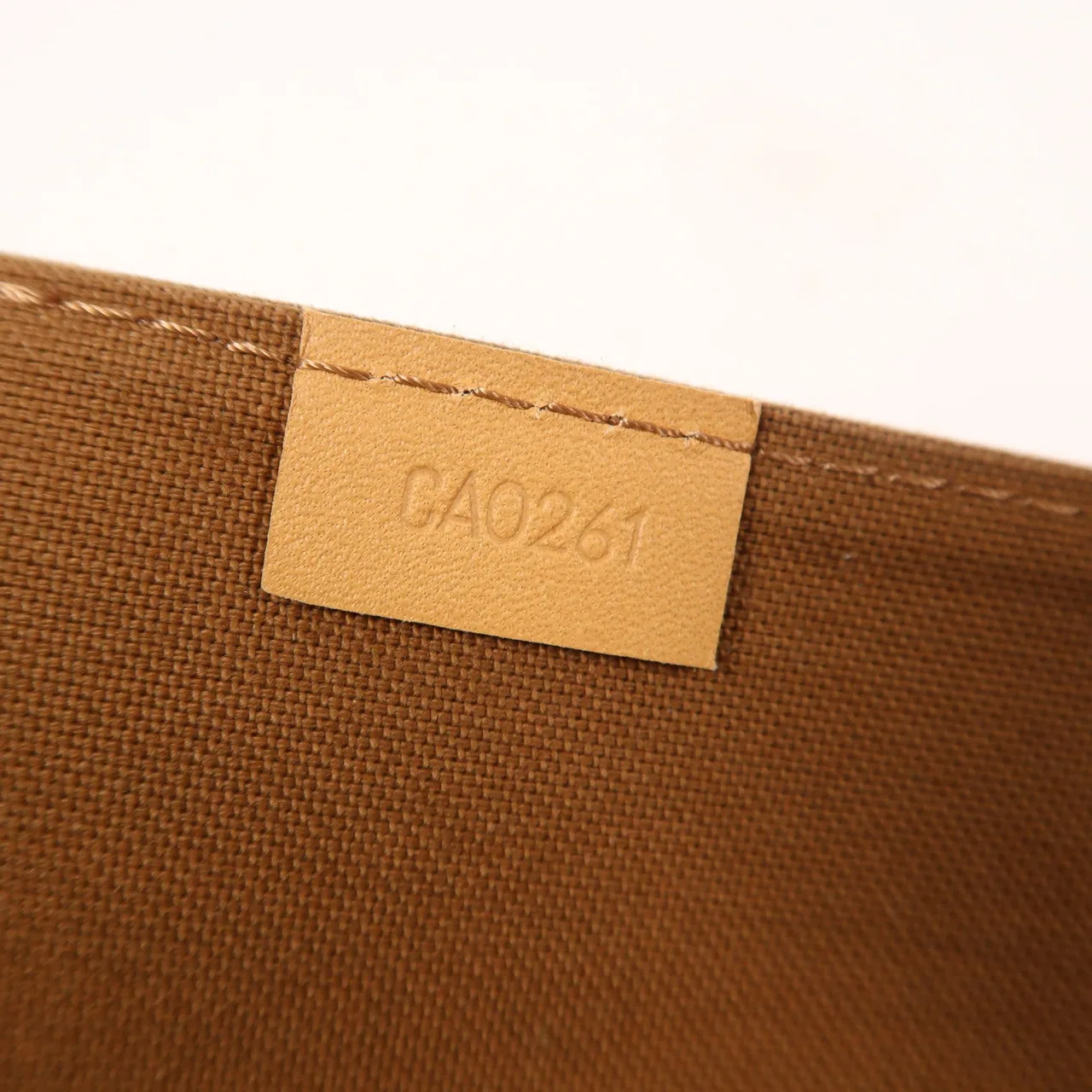 LOUIS VUITTON Petit Sac Plat M69442 兩用包 塗層帆布 棕色 塗層帆布 中古品A - 縮圖 7