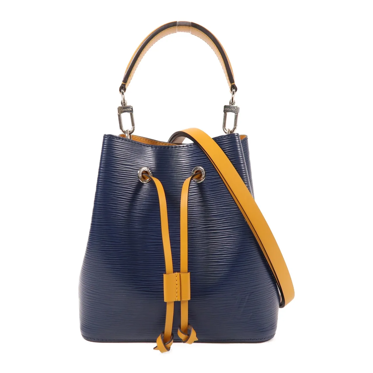 LOUIS VUITTON NeoNoe M53610 兩用包 牛皮 海軍藍 / 黃色 / Blue/Yellow