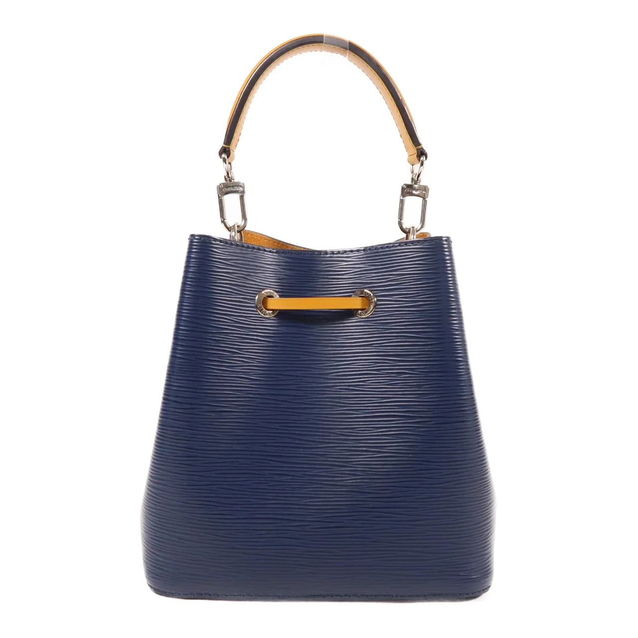 LOUIS VUITTON NeoNoe M53610 兩用包 牛皮 海軍藍 / 黃色 / Blue/Yellow 牛皮 中古品A - 縮圖 2