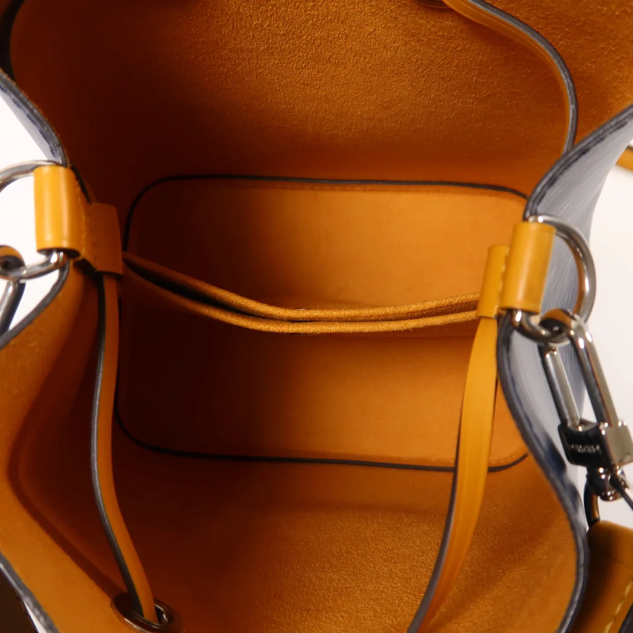 LOUIS VUITTON NeoNoe M53610 兩用包 牛皮 海軍藍 / 黃色 / Blue/Yellow 牛皮 中古品A - 縮圖 5