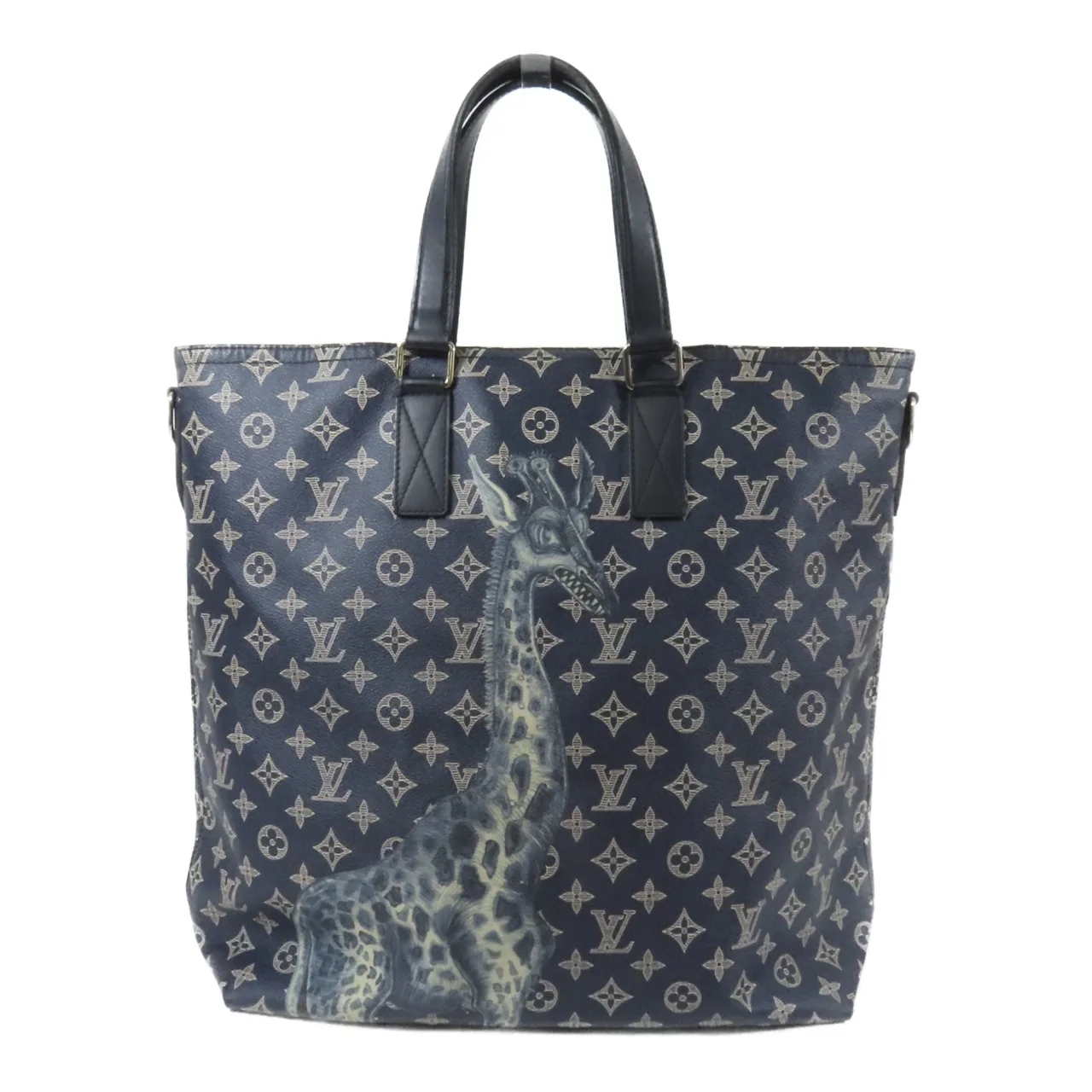 LOUIS VUITTON M54127 兩用包 塗層帆布 藍色 / Blue