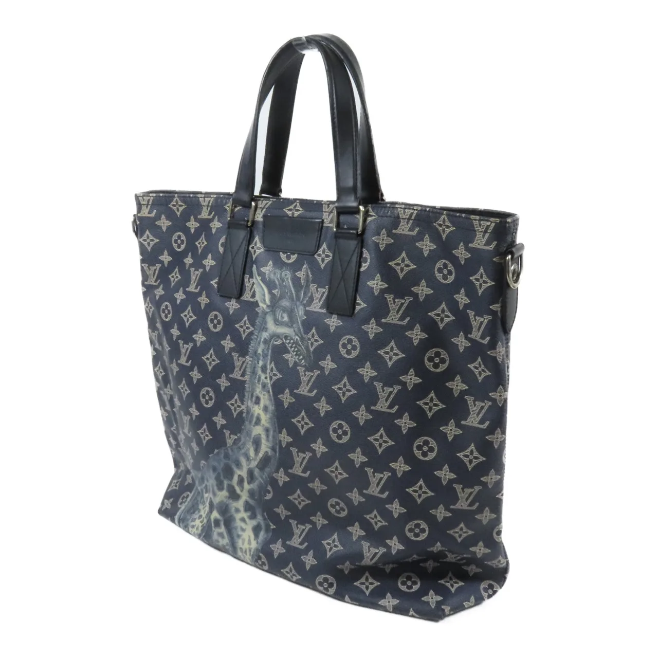 LOUIS VUITTON M54127 兩用包 塗層帆布 藍色 / Blue 塗層帆布 中古品B - 縮圖 2