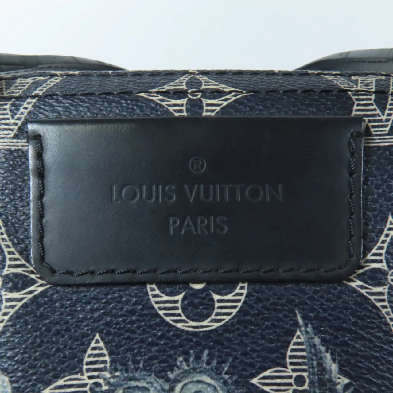 LOUIS VUITTON M54127 兩用包 塗層帆布 藍色 / Blue 塗層帆布 中古品B - 縮圖 7