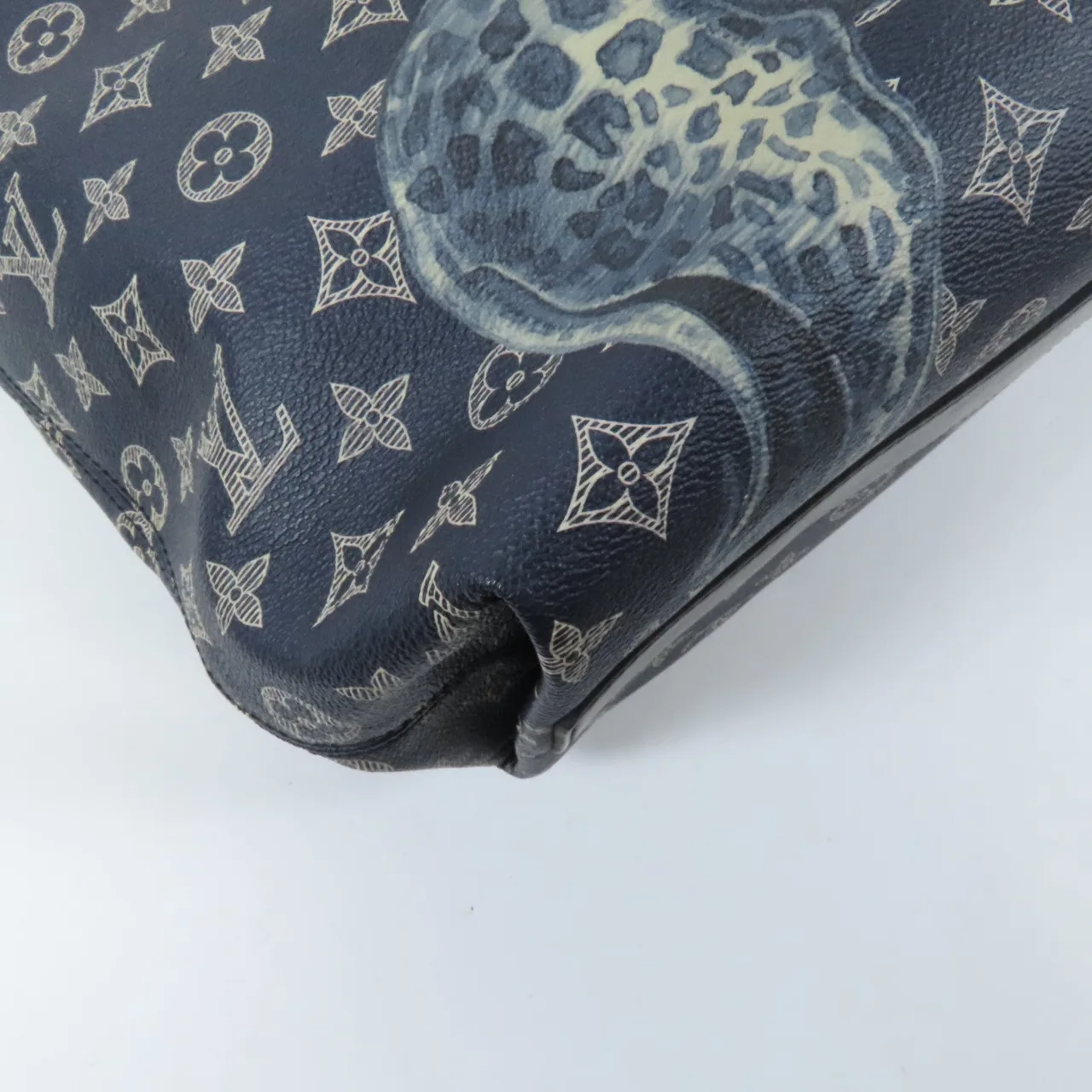 LOUIS VUITTON M54127 兩用包 塗層帆布 藍色 / Blue 塗層帆布 中古品B - 縮圖 14