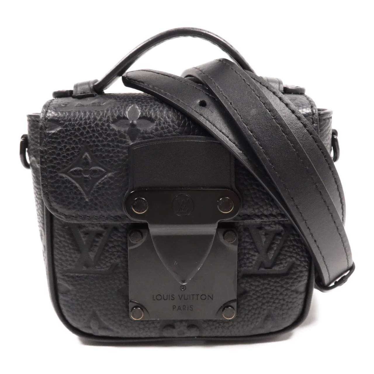LOUIS VUITTON S-Lock M83148 兩用包 牛皮 黑色 / Black