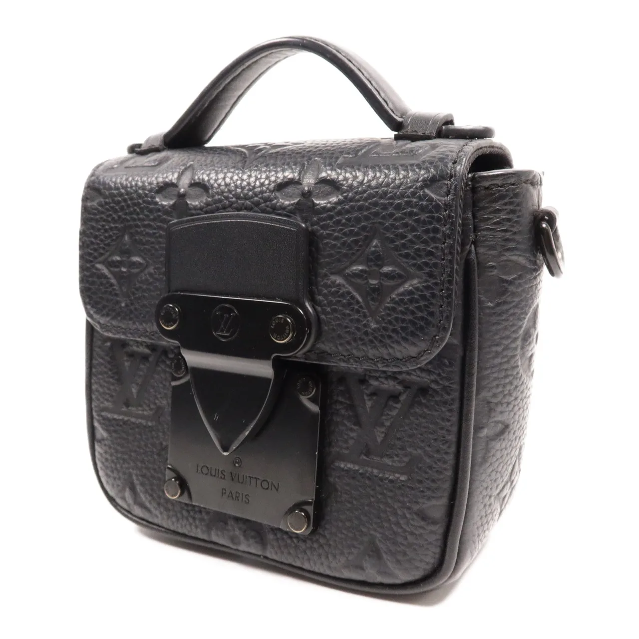 LOUIS VUITTON S-Lock M83148 兩用包 牛皮 黑色 / Black 牛皮 中古品B - 縮圖 3