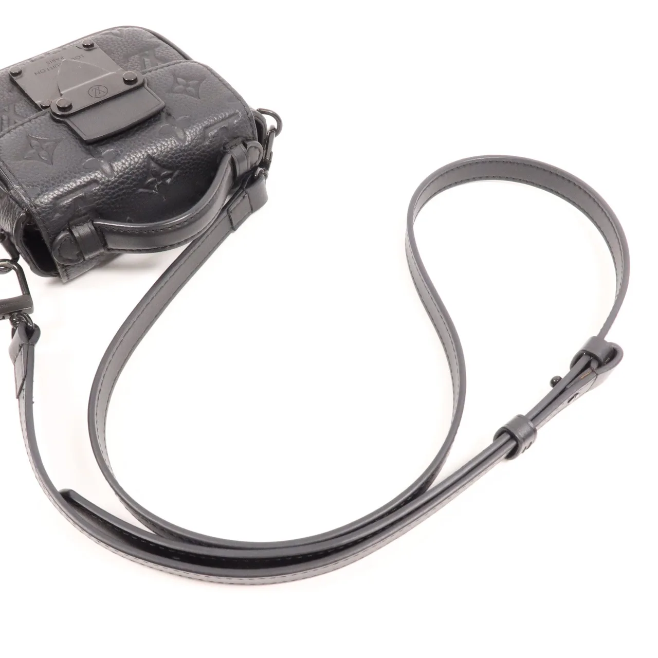 LOUIS VUITTON S-Lock M83148 兩用包 牛皮 黑色 / Black 牛皮 中古品B - 縮圖 4