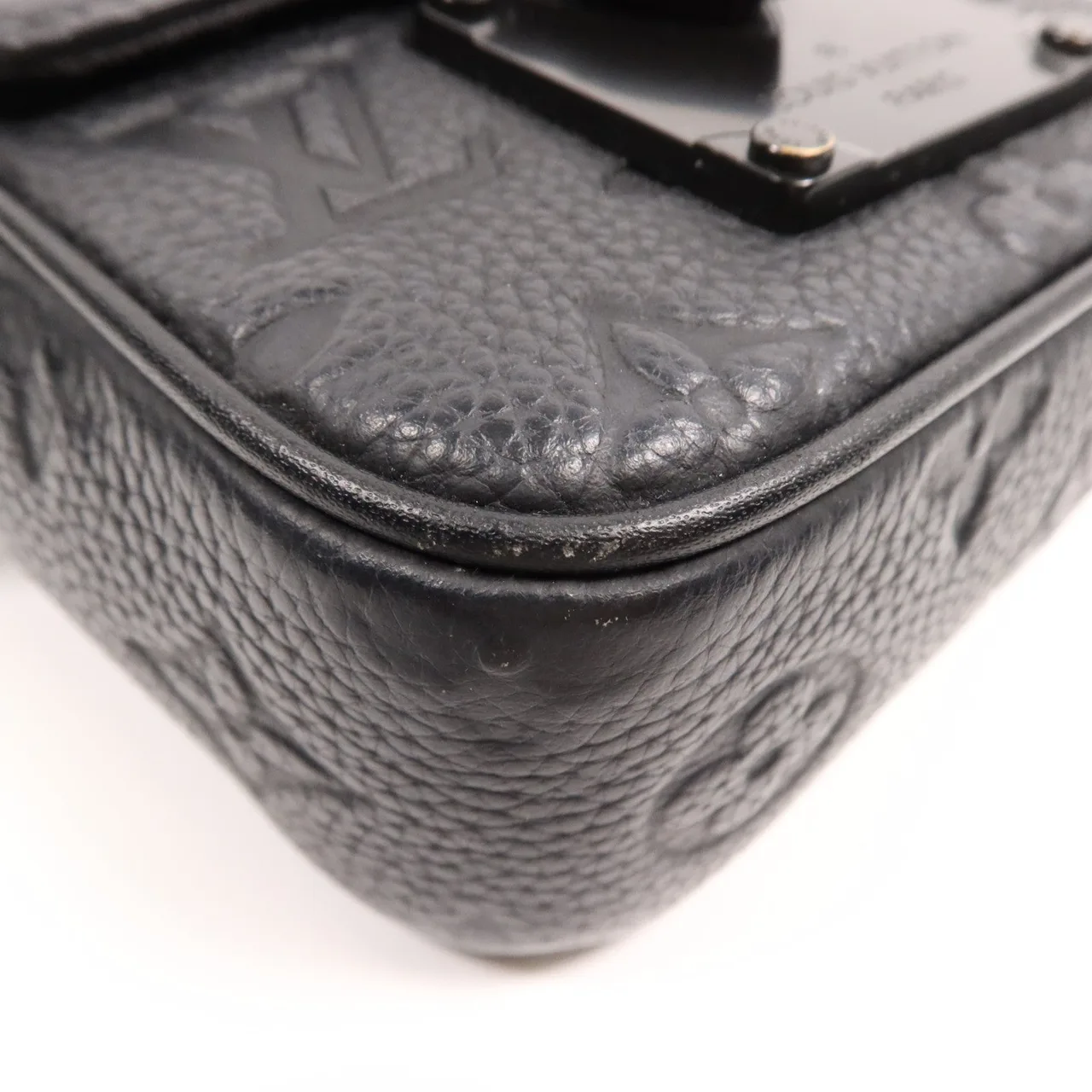 LOUIS VUITTON S-Lock M83148 兩用包 牛皮 黑色 / Black 牛皮 中古品B - 縮圖 7