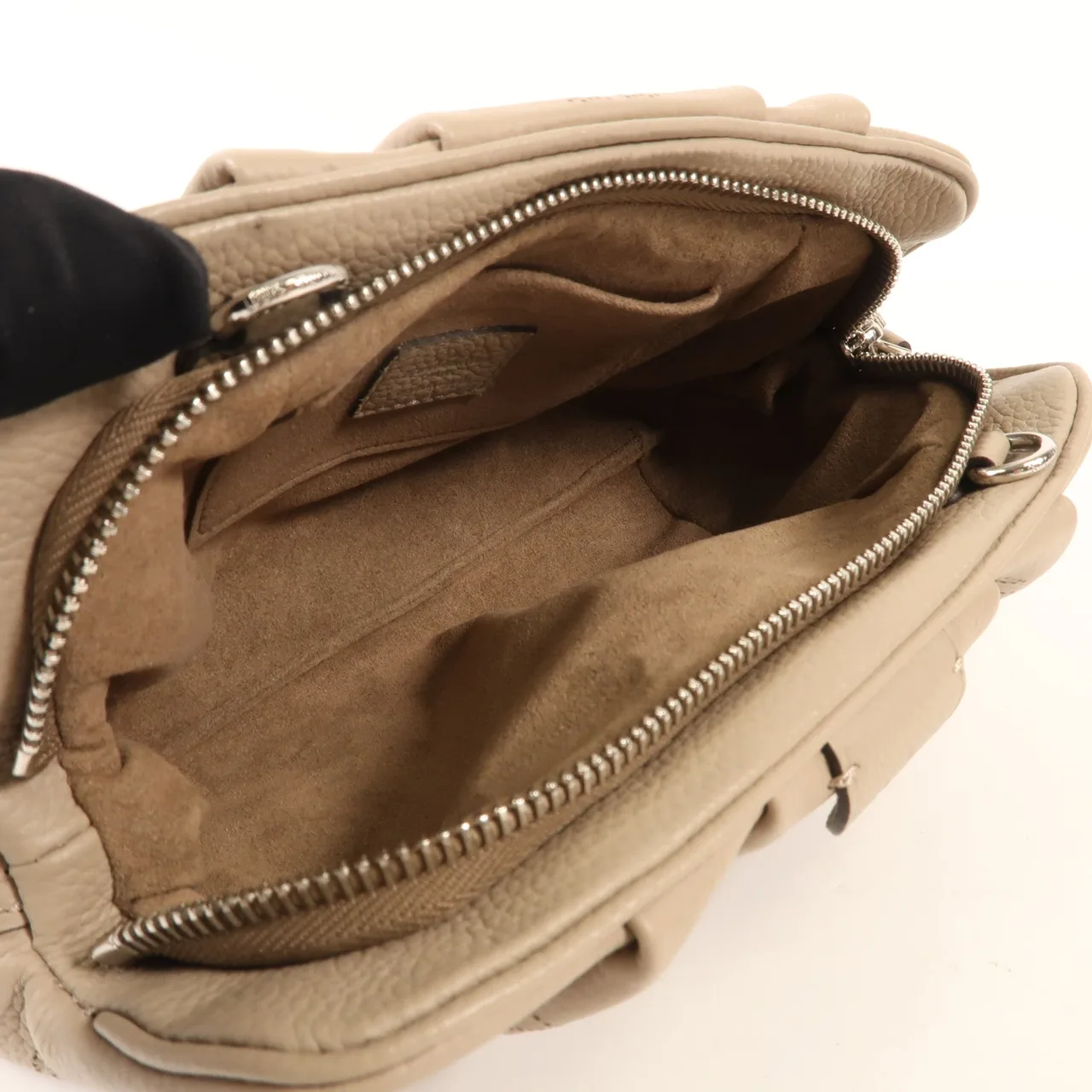 LOUIS VUITTON M80308 肩背包 牛皮 米色 / Beige 牛皮 中古品A - 縮圖 5