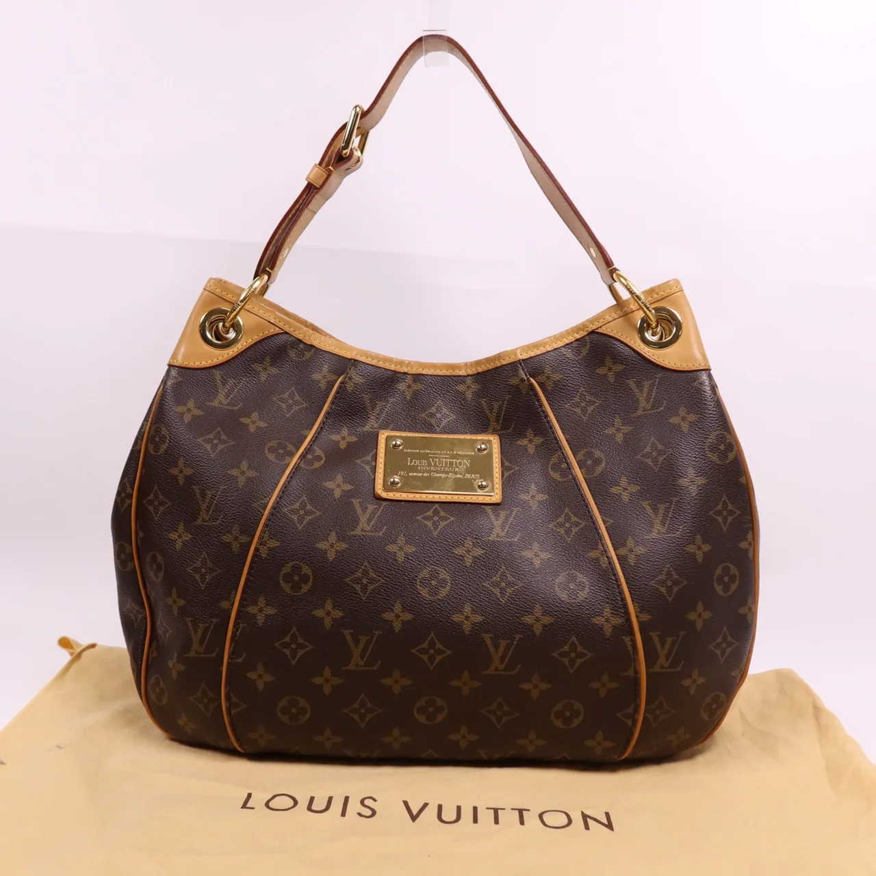 LOUIS VUITTON Galliera M56382 肩背包 塗層帆布 棕色 / Brown 塗層帆布 中古品B - 縮圖 7