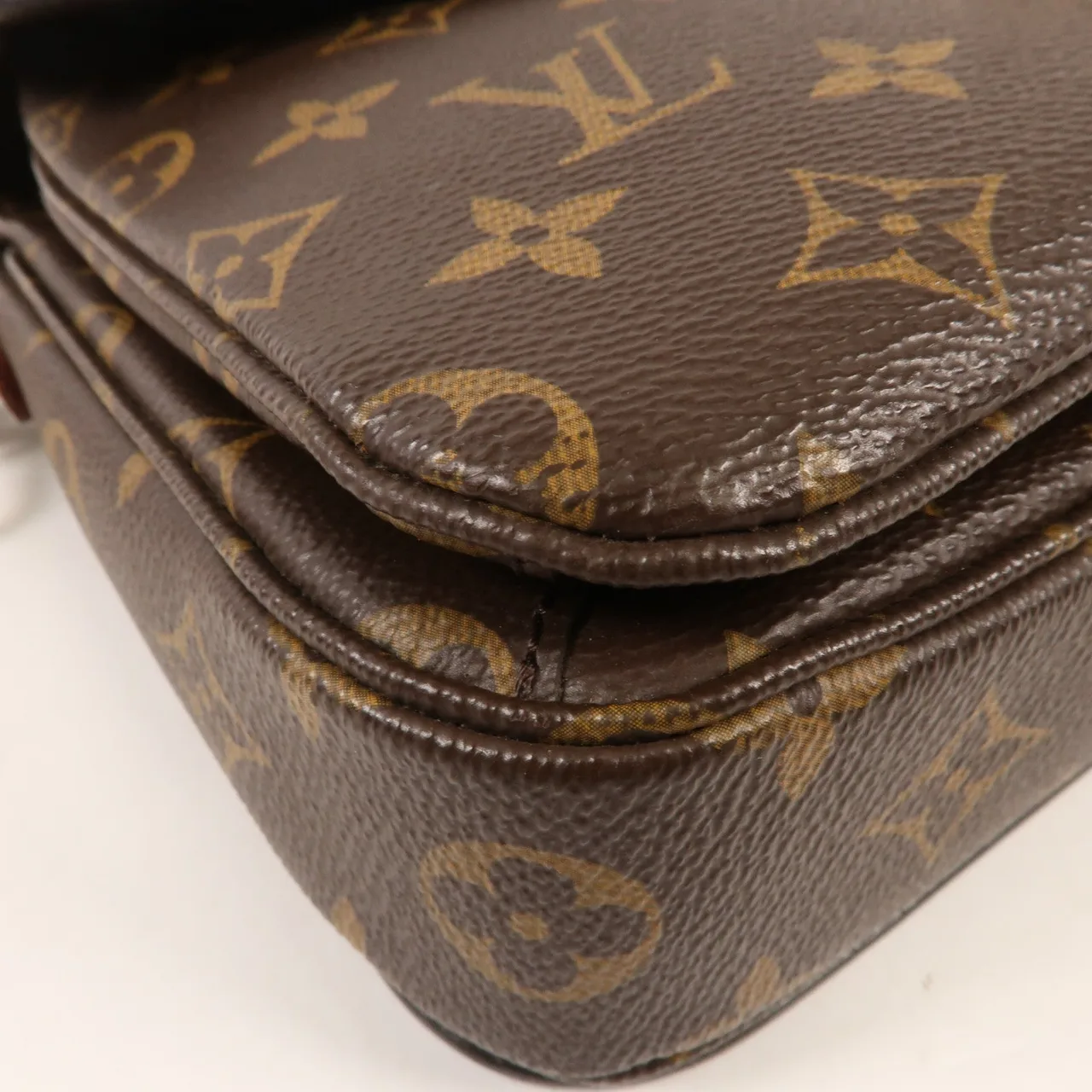 LOUIS VUITTON Pochette Metis M44875 兩用包 塗層帆布 棕色 塗層帆布 中古品B - 縮圖 7