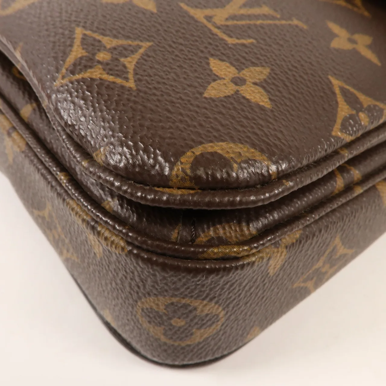 LOUIS VUITTON Pochette Metis M44875 兩用包 塗層帆布 棕色 塗層帆布 中古品B - 縮圖 8
