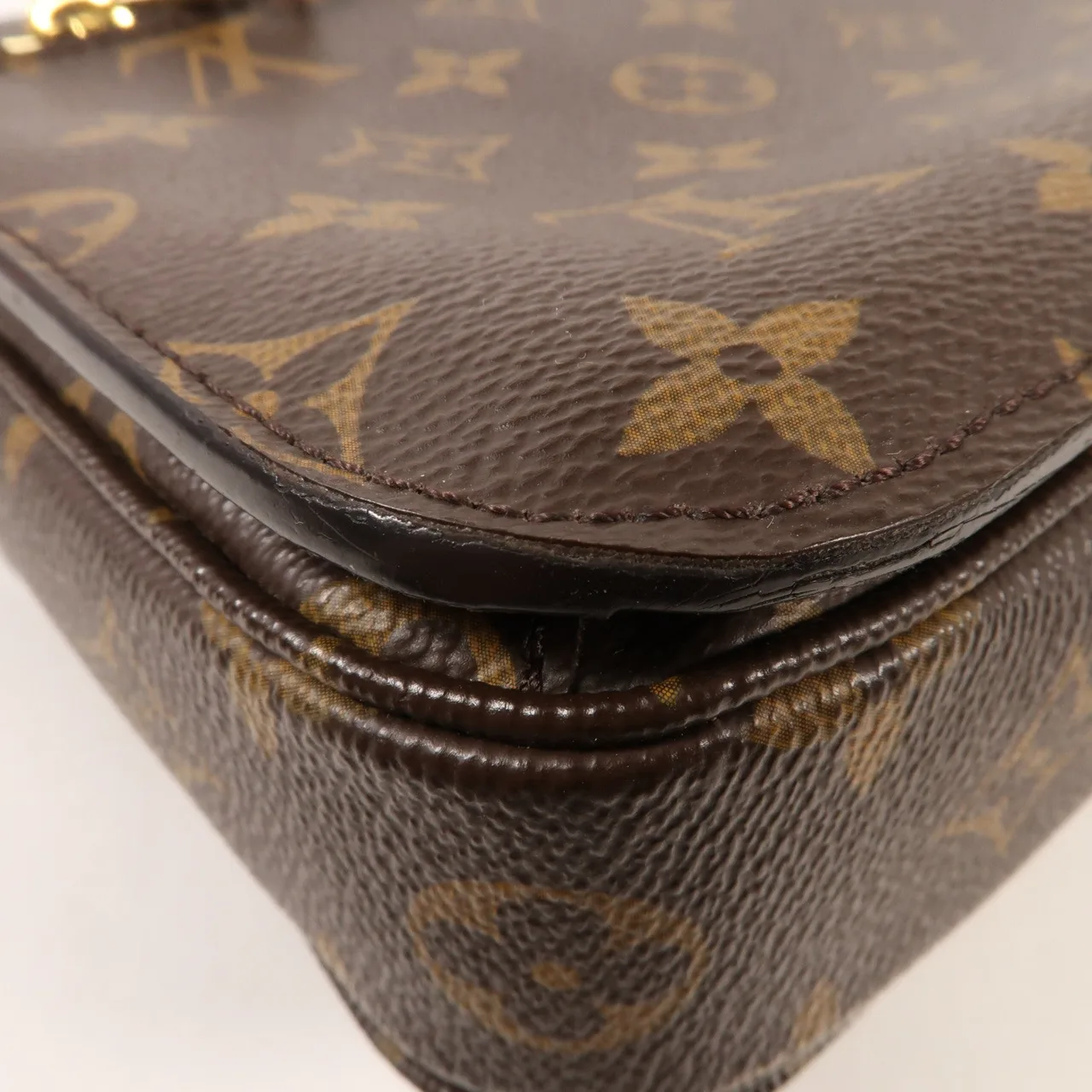 LOUIS VUITTON Pochette Metis M44875 兩用包 塗層帆布 棕色 塗層帆布 中古品B - 縮圖 9
