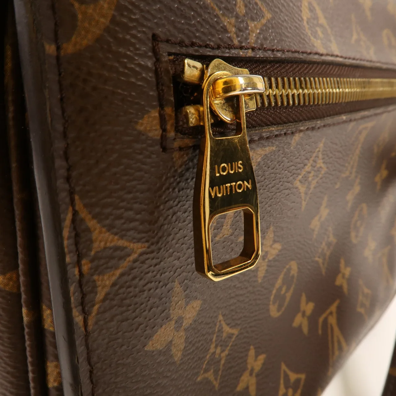 LOUIS VUITTON Pochette Metis M44875 兩用包 塗層帆布 棕色 塗層帆布 中古品B - 縮圖 14