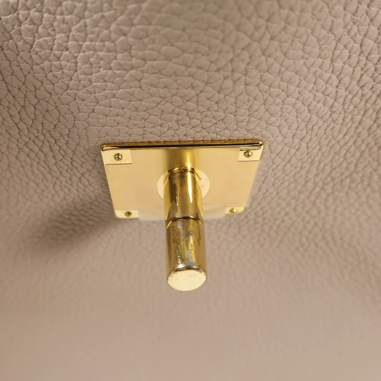 LOUIS VUITTON Lock Me M56094 兩用包 牛皮 米色 / Grey 牛皮 中古品A - 縮圖 10