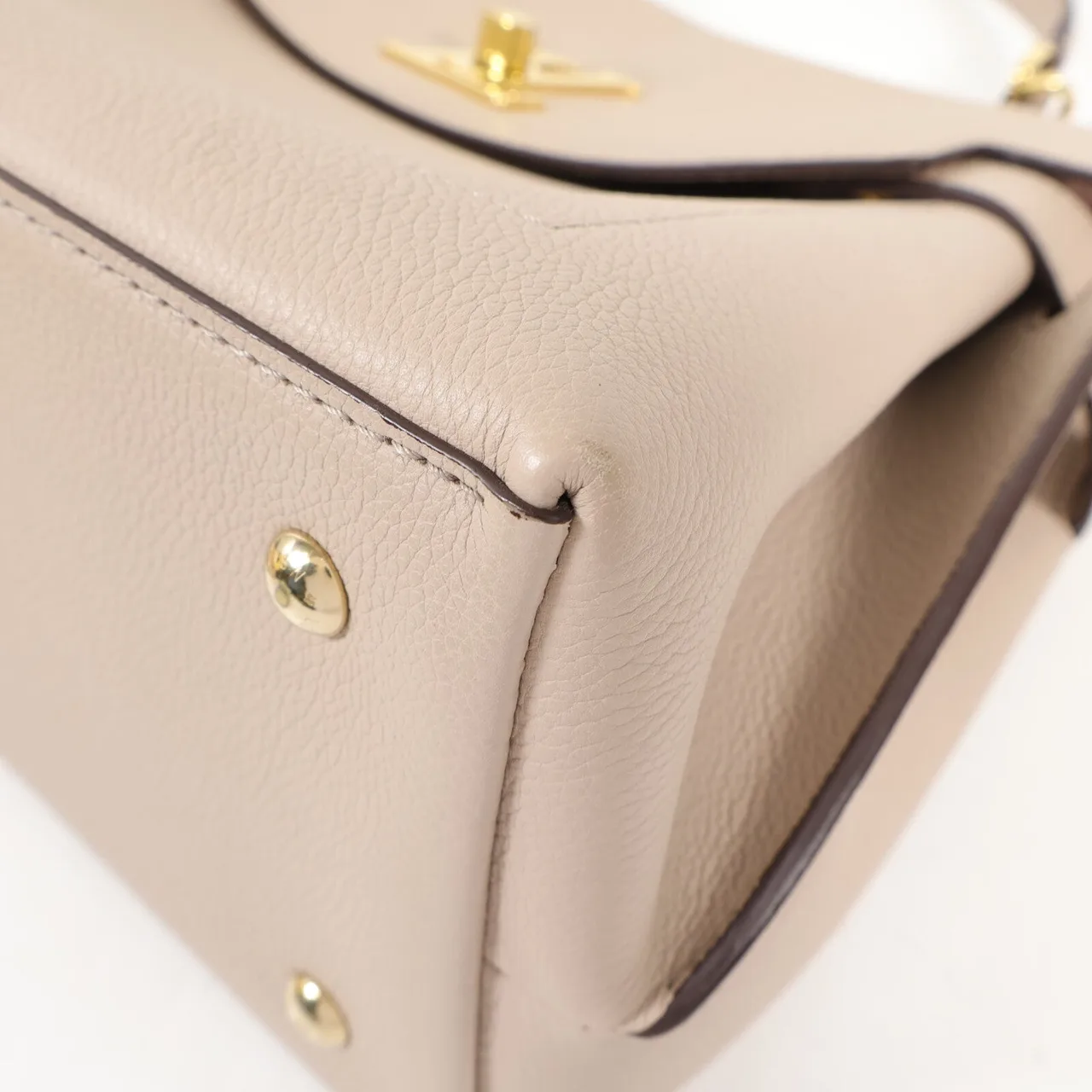 LOUIS VUITTON Lock Me M56094 兩用包 牛皮 米色 / Grey 牛皮 中古品A - 縮圖 15