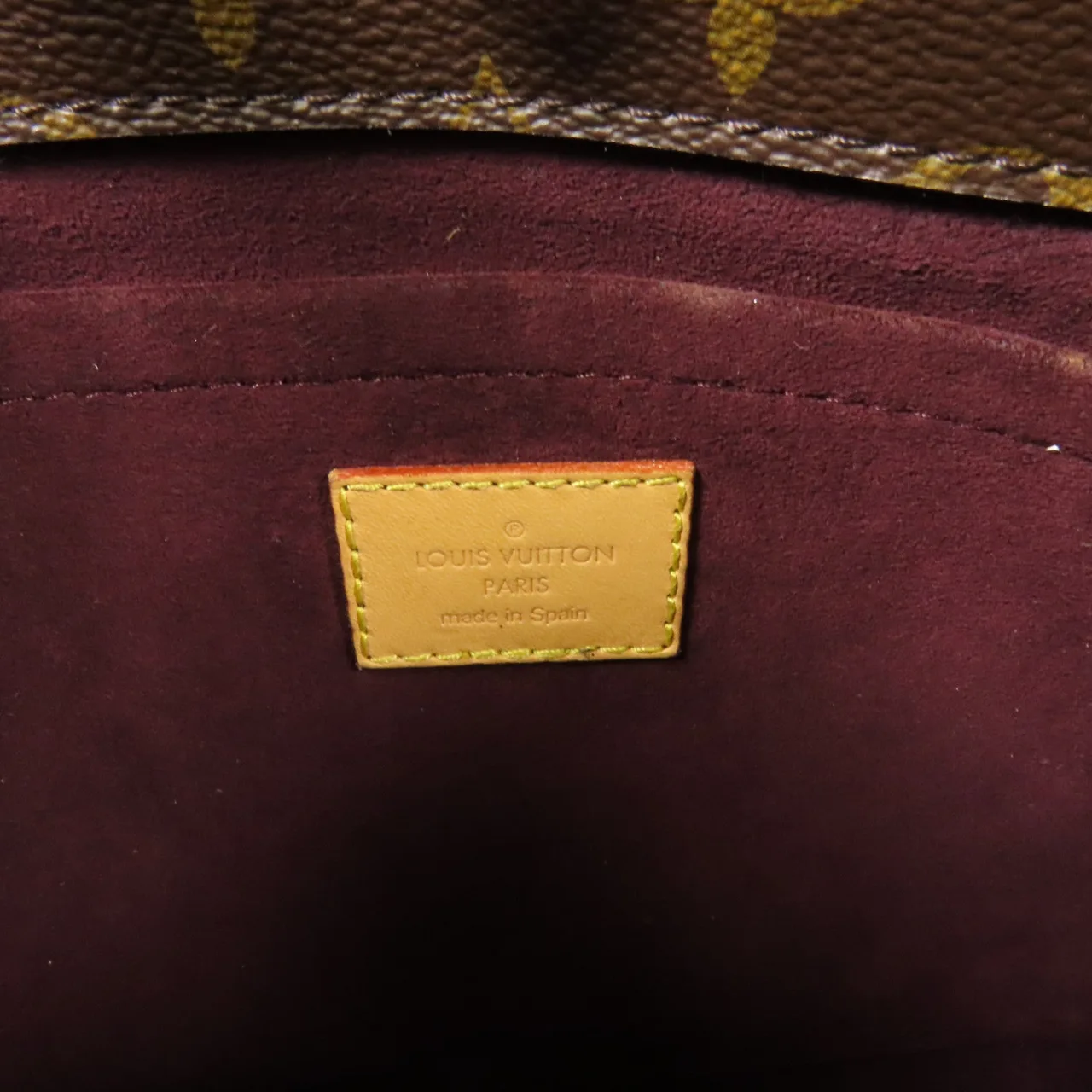 LOUIS VUITTON Montaigne M41056 兩用包 塗層帆布 棕色 / Brown 塗層帆布 中古品B - 縮圖 11