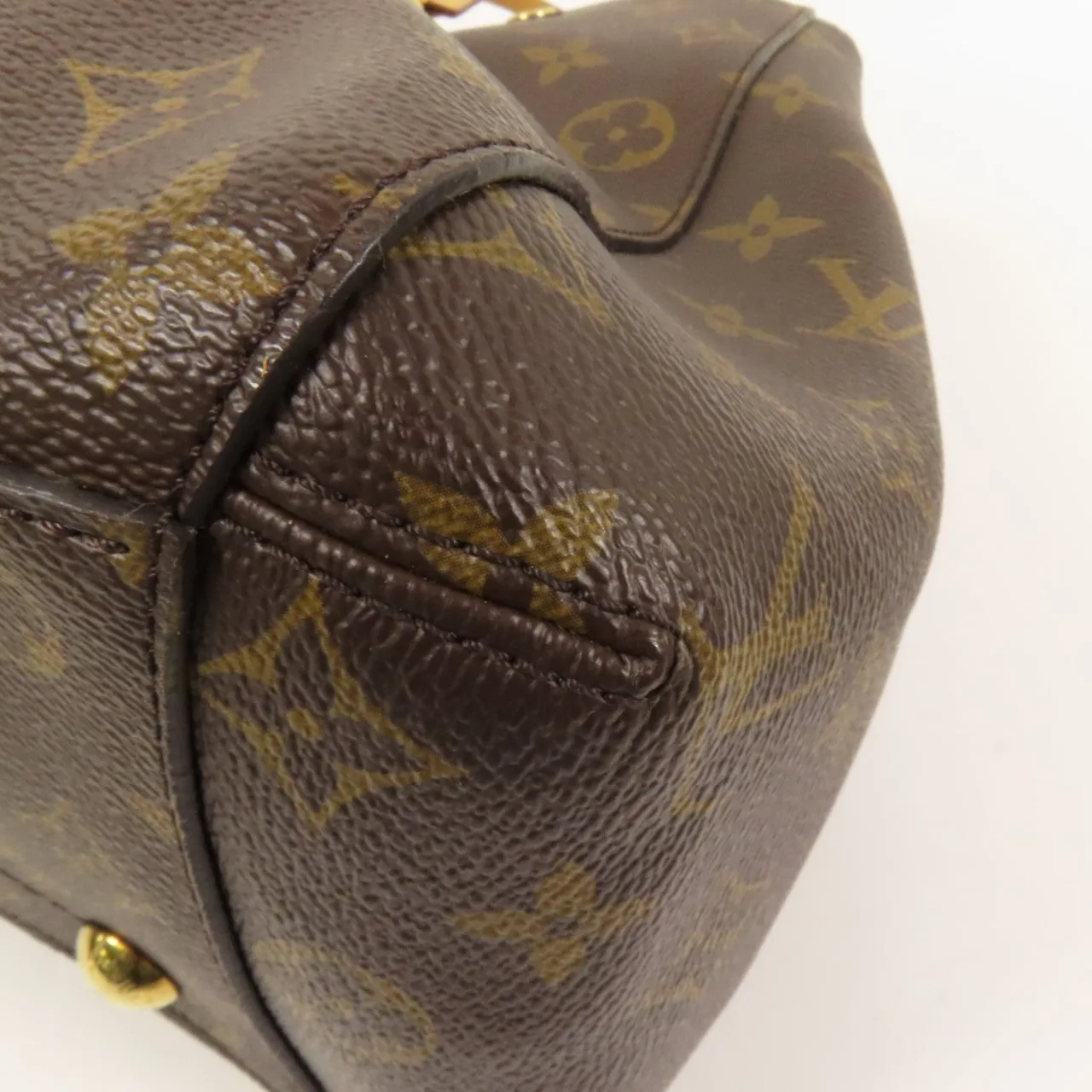 LOUIS VUITTON Montaigne M41056 兩用包 塗層帆布 棕色 / Brown 塗層帆布 中古品B - 縮圖 14