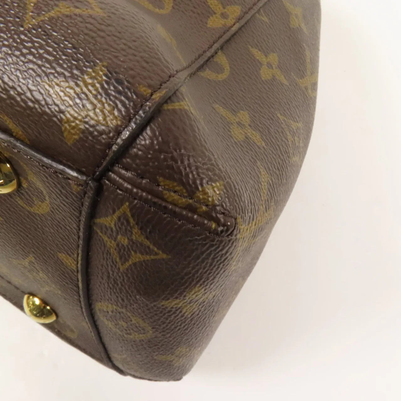 LOUIS VUITTON Montaigne M41056 兩用包 塗層帆布 棕色 / Brown 塗層帆布 中古品B - 縮圖 16