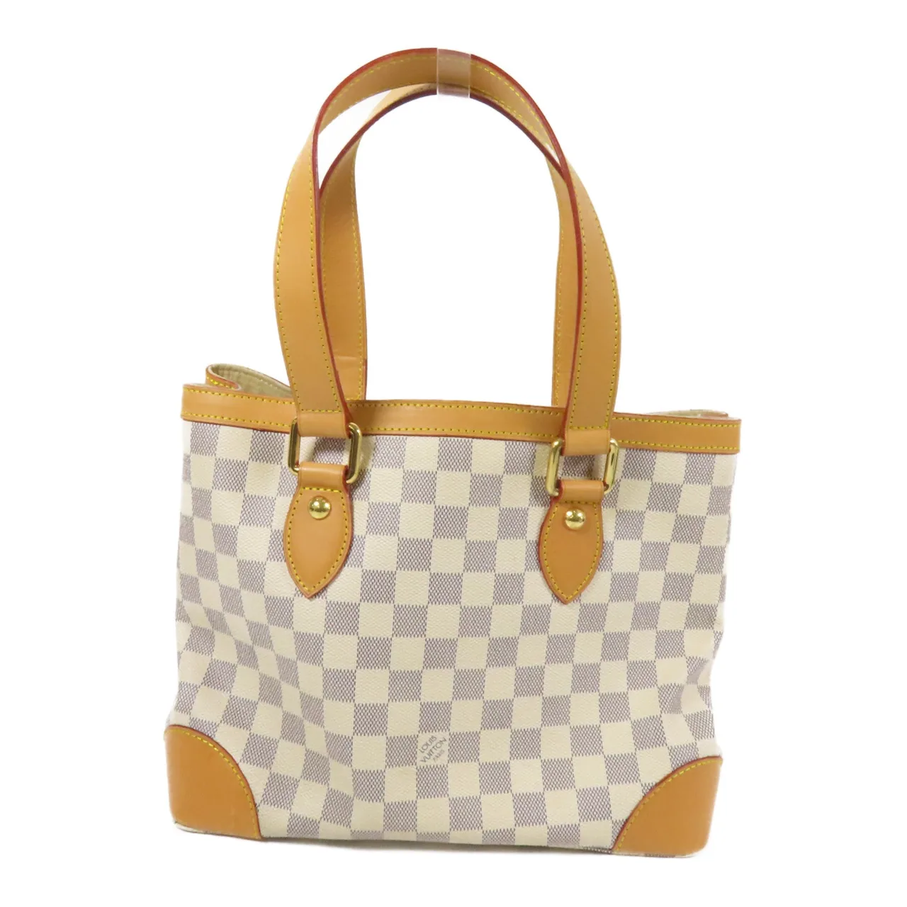 LOUIS VUITTON Hampstead N51207 托特包 塗層帆布 白色 / White 塗層帆布 中古品B - 縮圖 2
