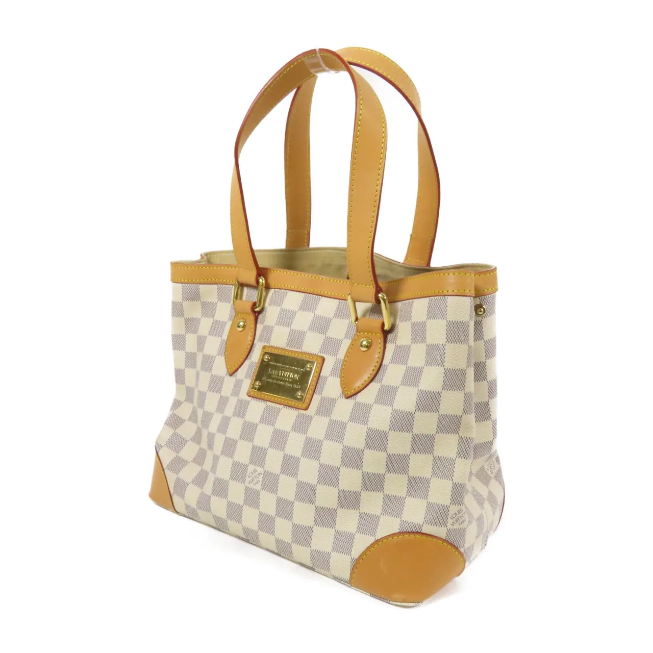 LOUIS VUITTON Hampstead N51207 托特包 塗層帆布 白色 / White 塗層帆布 中古品B - 縮圖 3