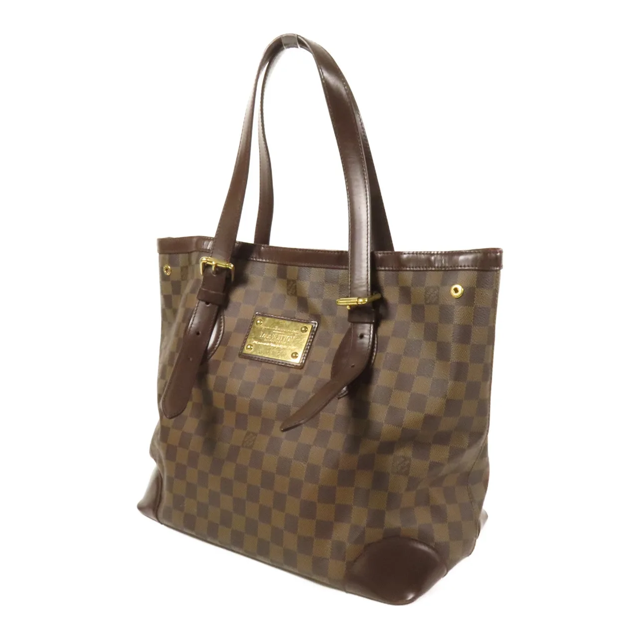 LOUIS VUITTON Hampstead N51204 肩背包 塗層帆布 棕色 塗層帆布 中古品B - 縮圖 3