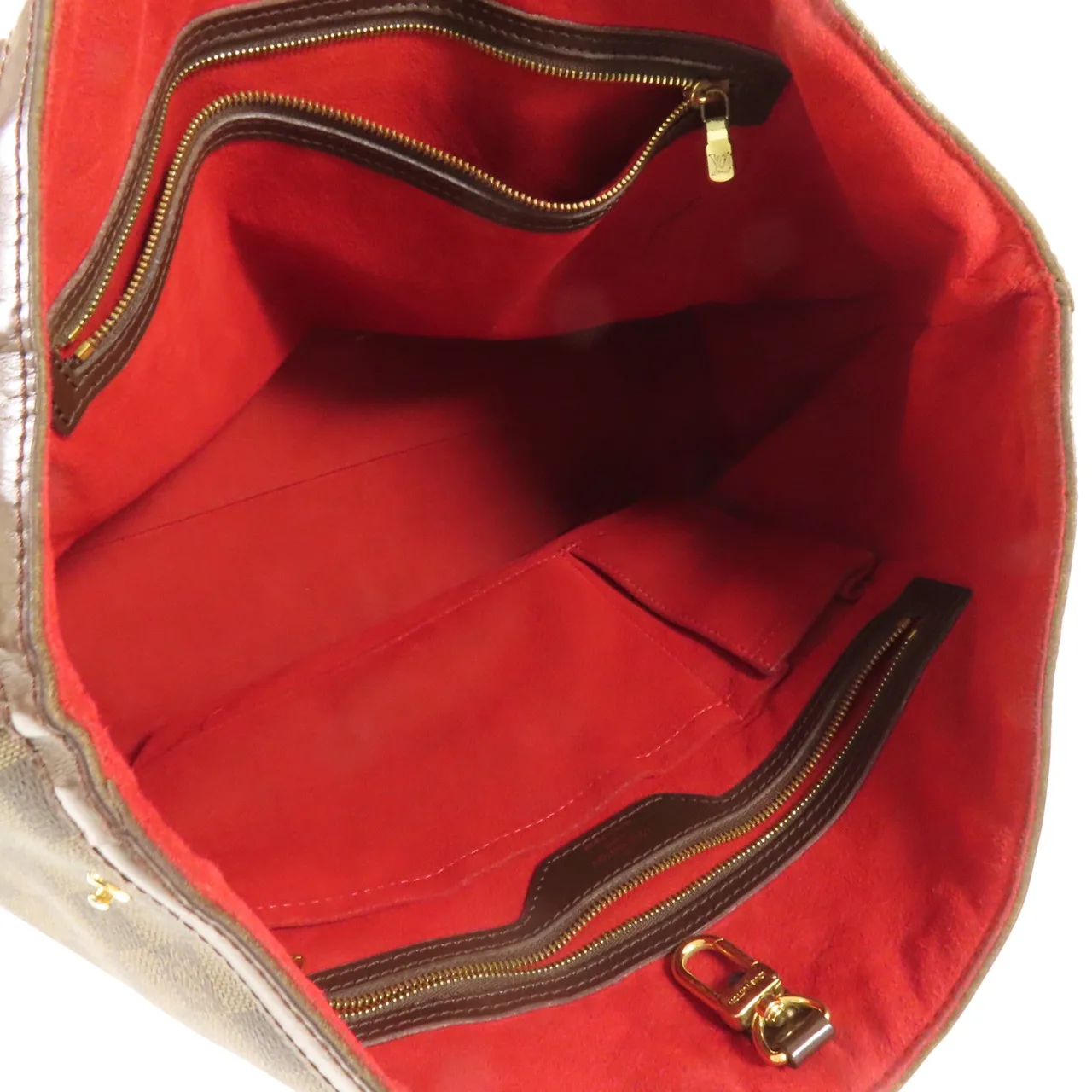 LOUIS VUITTON Hampstead N51204 肩背包 塗層帆布 棕色 塗層帆布 中古品B - 縮圖 5