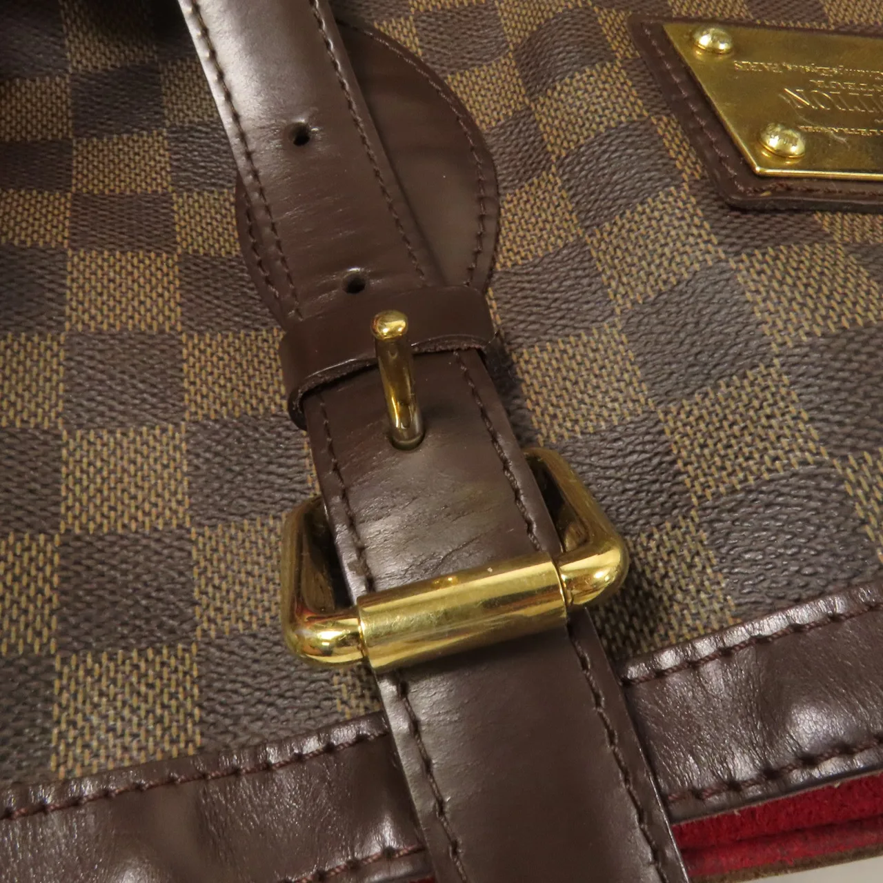 LOUIS VUITTON Hampstead N51204 肩背包 塗層帆布 棕色 塗層帆布 中古品B - 縮圖 8