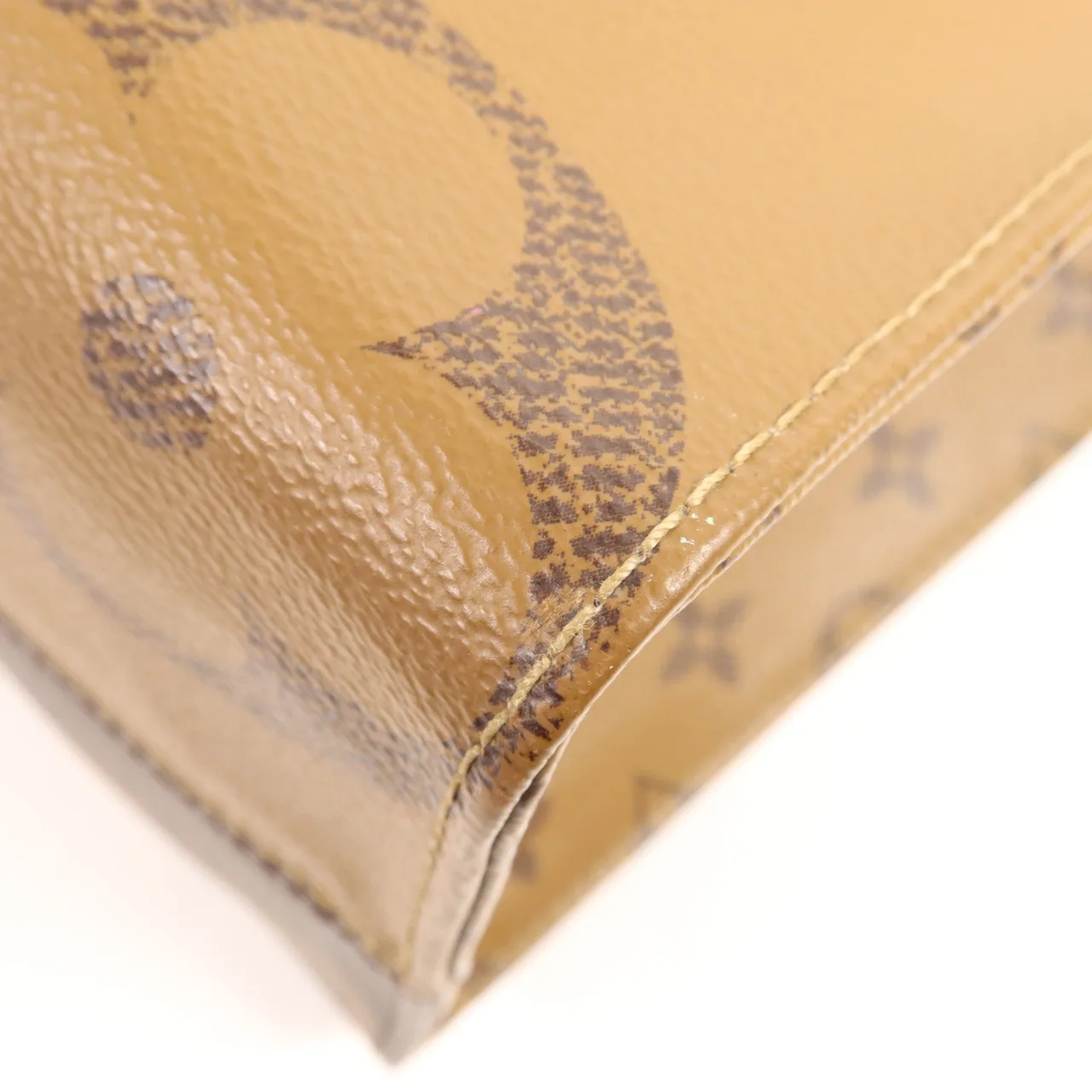 LOUIS VUITTON OnTheGo M45321 兩用包 塗層帆布 棕色 / Brwon 塗層帆布 中古品B - 縮圖 11