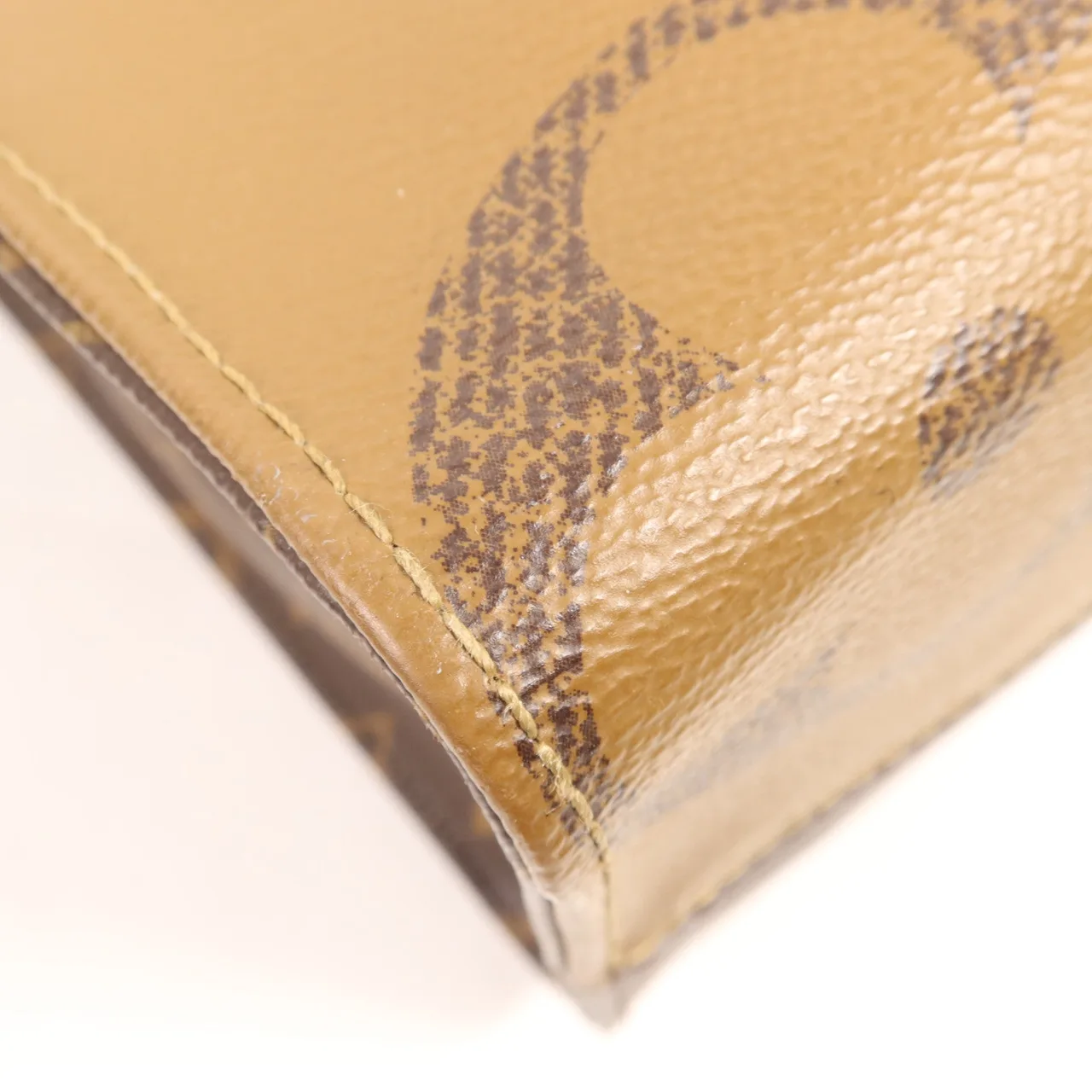 LOUIS VUITTON OnTheGo M45321 兩用包 塗層帆布 棕色 / Brwon 塗層帆布 中古品B - 縮圖 12