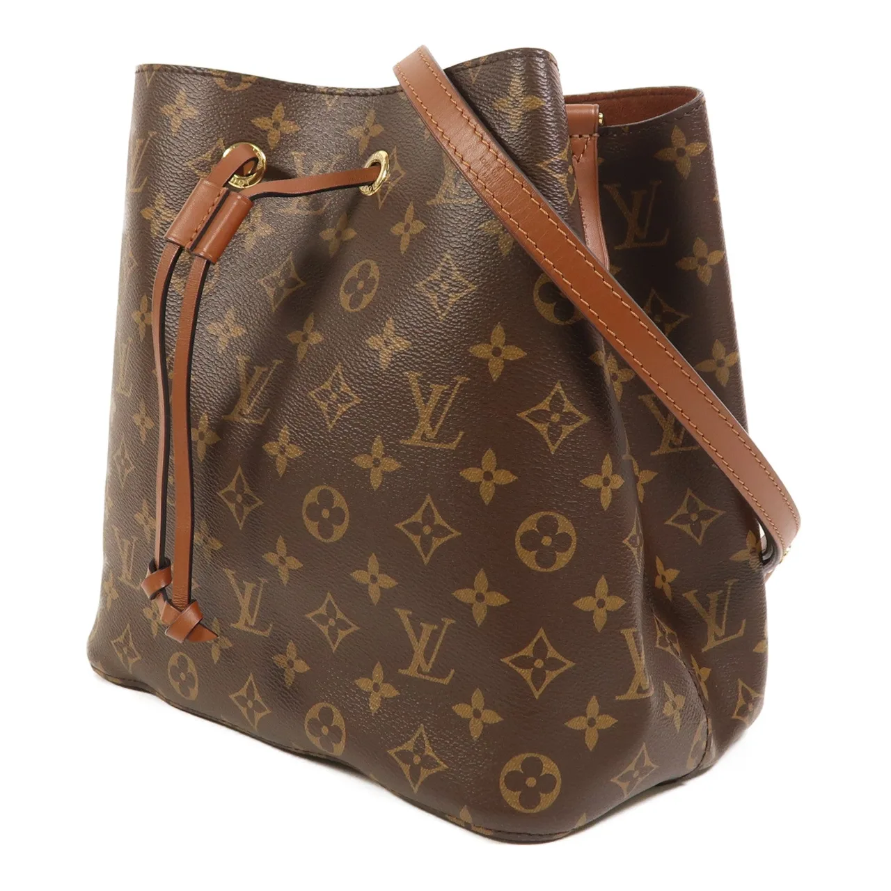 LOUIS VUITTON NeoNoe M44887 兩用包 塗層帆布 棕色 / Brwon 塗層帆布 中古品A - 縮圖 3
