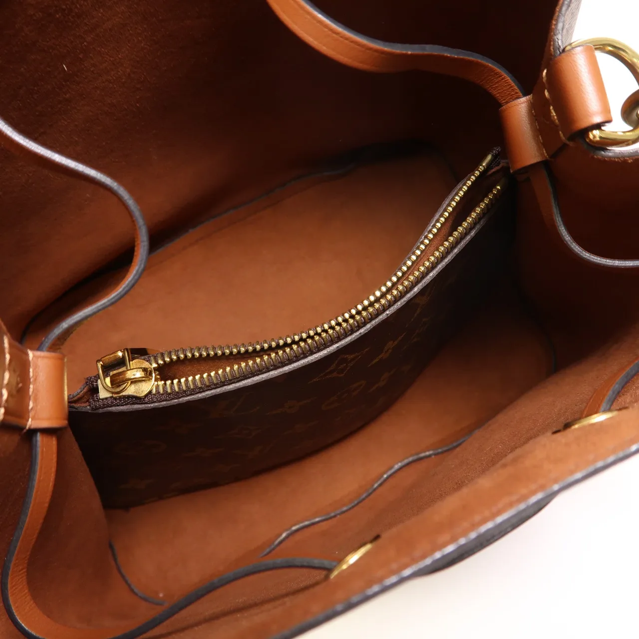 LOUIS VUITTON NeoNoe M44887 兩用包 塗層帆布 棕色 / Brwon 塗層帆布 中古品A - 縮圖 5