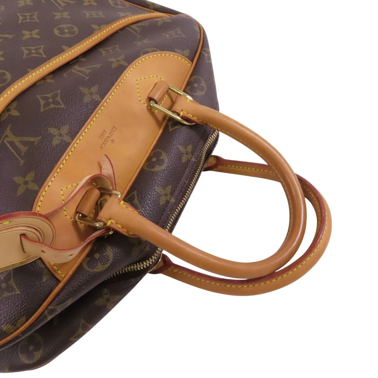 LOUIS VUITTON Deauville M47270 手提包 塗層帆布 棕色 / Brown 塗層帆布 中古品B - 縮圖 9