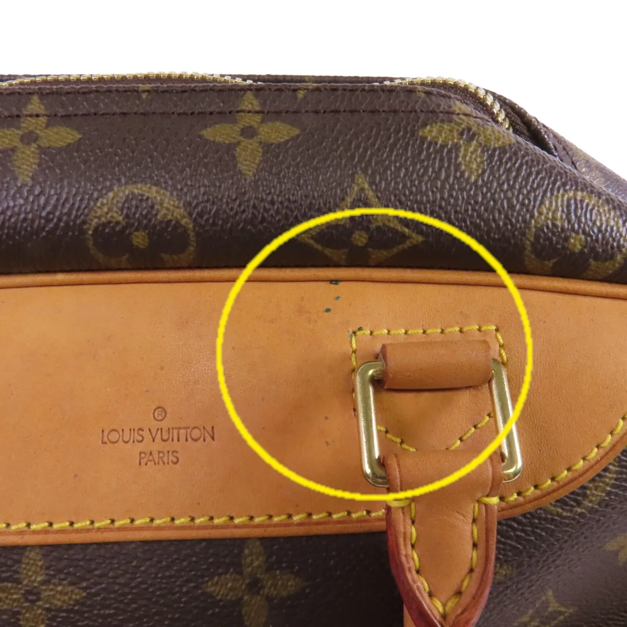 LOUIS VUITTON Deauville M47270 手提包 塗層帆布 棕色 / Brown 塗層帆布 中古品B - 縮圖 15