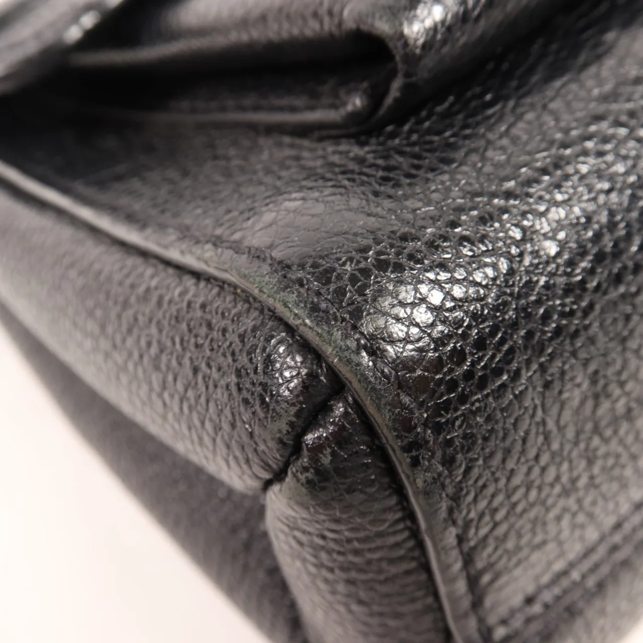 LOUIS VUITTON Vavin M44550 肩背包 牛皮 黑色 牛皮 中古品B - 縮圖 7