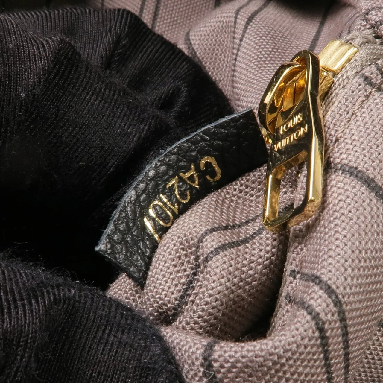 LOUIS VUITTON M44016 背包 牛皮 黑色 牛皮 中古品A - 縮圖 11