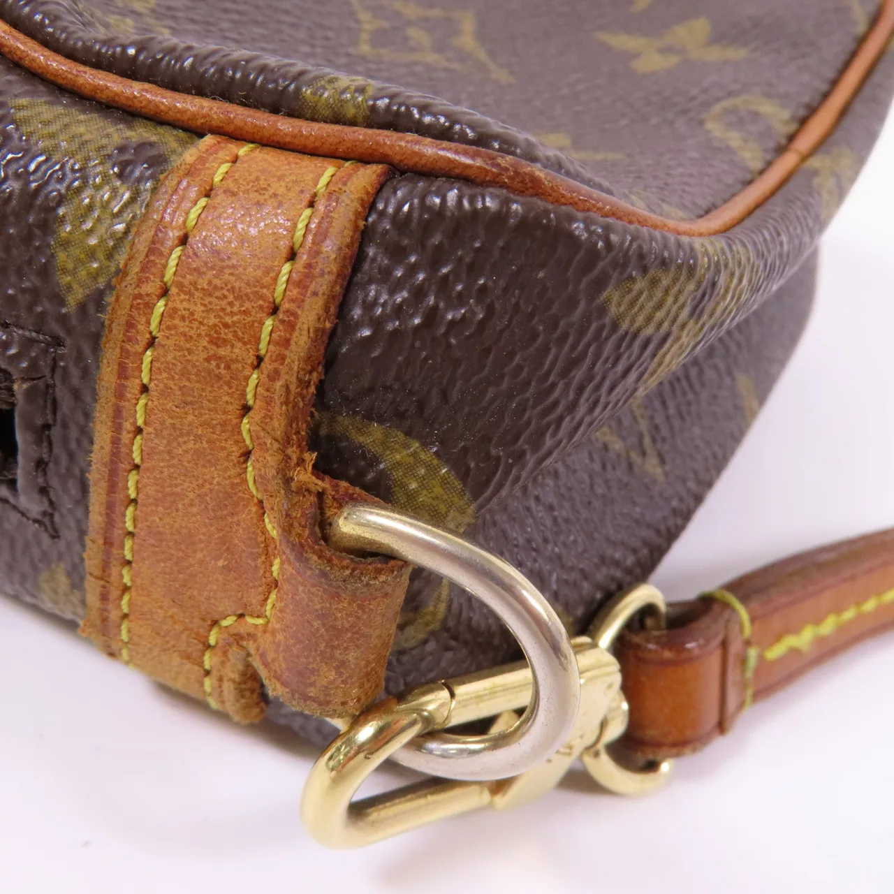 LOUIS VUITTON Wapity M58030 Clutch Coated Canvas 棕色 Coated Canvas Rank B - Thumbnail 9