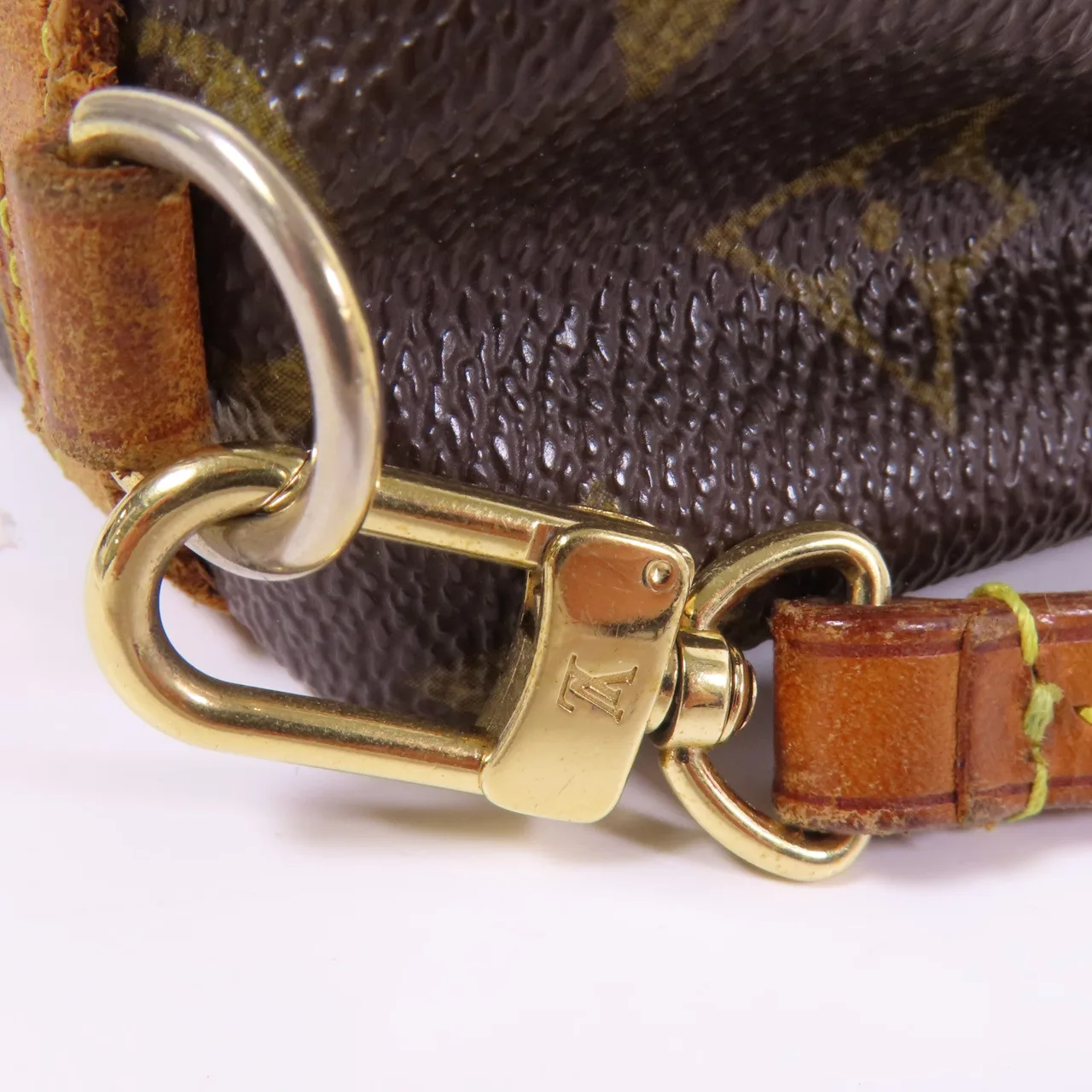 LOUIS VUITTON Wapity M58030 Clutch Coated Canvas 棕色 Coated Canvas Rank B - Thumbnail 10