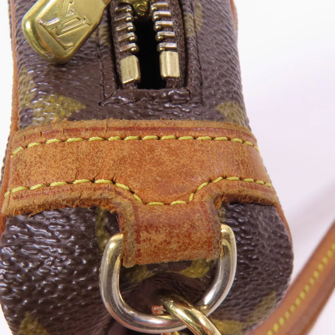 LOUIS VUITTON Wapity M58030 Clutch Coated Canvas 棕色 Coated Canvas Rank B - Thumbnail 13