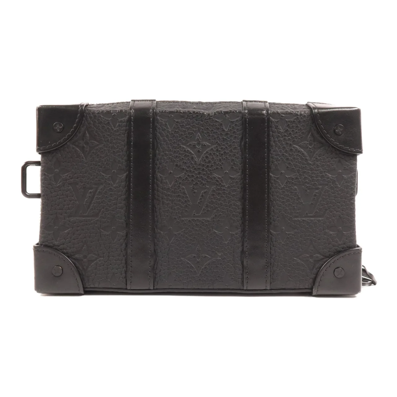 LOUIS VUITTON Soft Trunk M80224 Shoulder Bag Calfskin 黑色 / Black Calfskin Rank B - Thumbnail 2