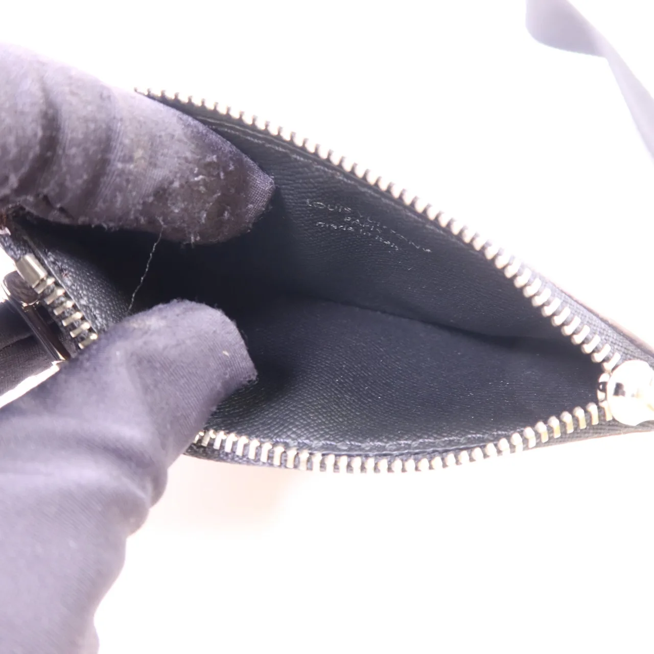 LOUIS VUITTON Gaston M14036 Shoulder Bag Coated Canvas 棕色 / 黑色 Coated Canvas Rank A - Thumbnail 12