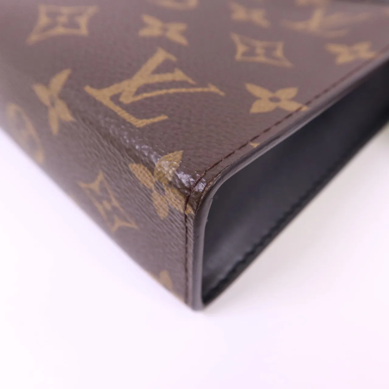 LOUIS VUITTON Gaston M14036 Shoulder Bag Coated Canvas 棕色 / 黑色 Coated Canvas Rank A - Thumbnail 13