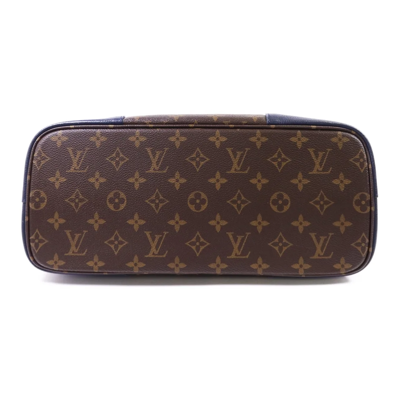 LOUIS VUITTON Flandrin M43169 2-Way Bag Coated Canvas 棕色 / 海軍藍 Coated Canvas Rank B - Thumbnail 4