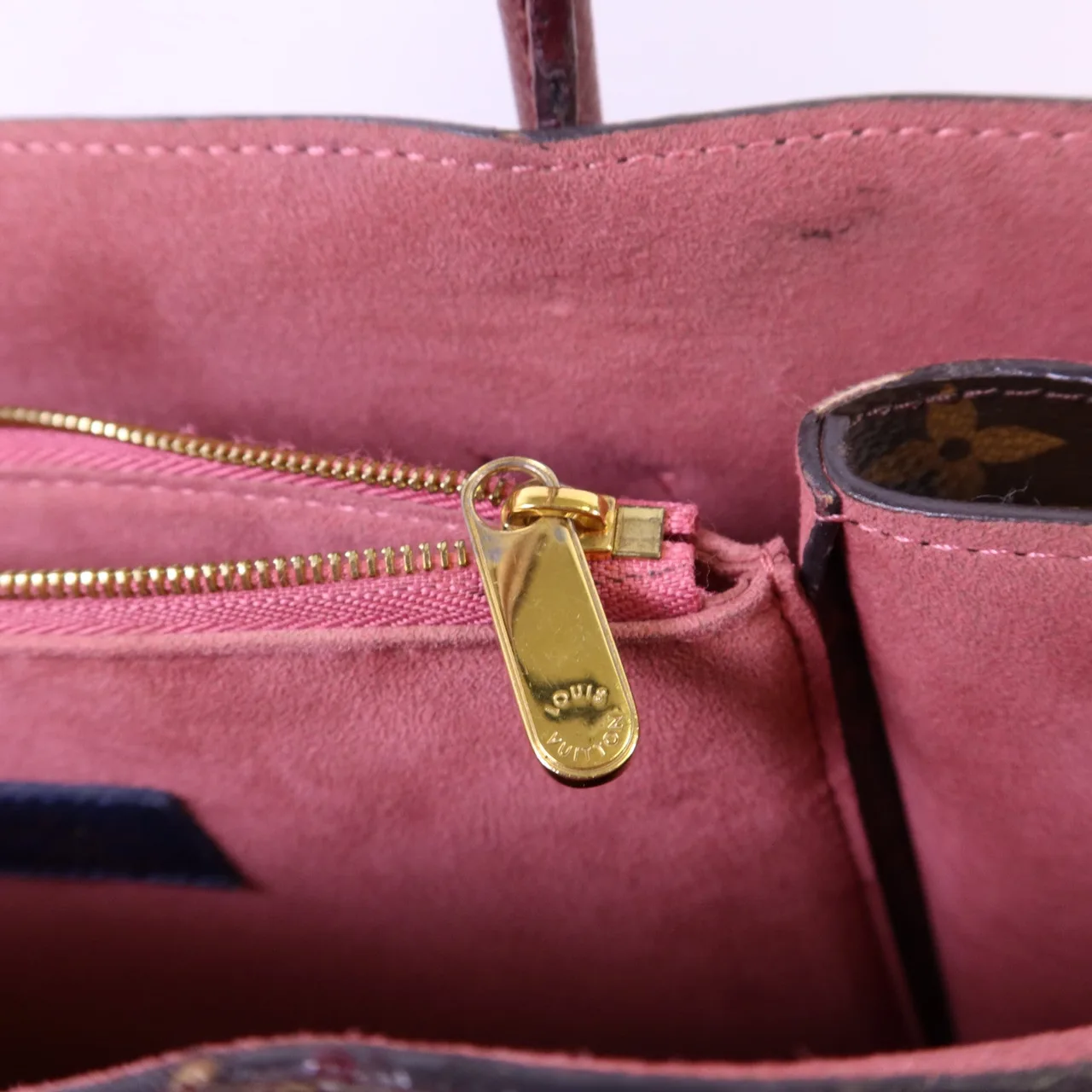 LOUIS VUITTON Flandrin M43169 2-Way Bag Coated Canvas 棕色 / 海軍藍 Coated Canvas Rank B - Thumbnail 10