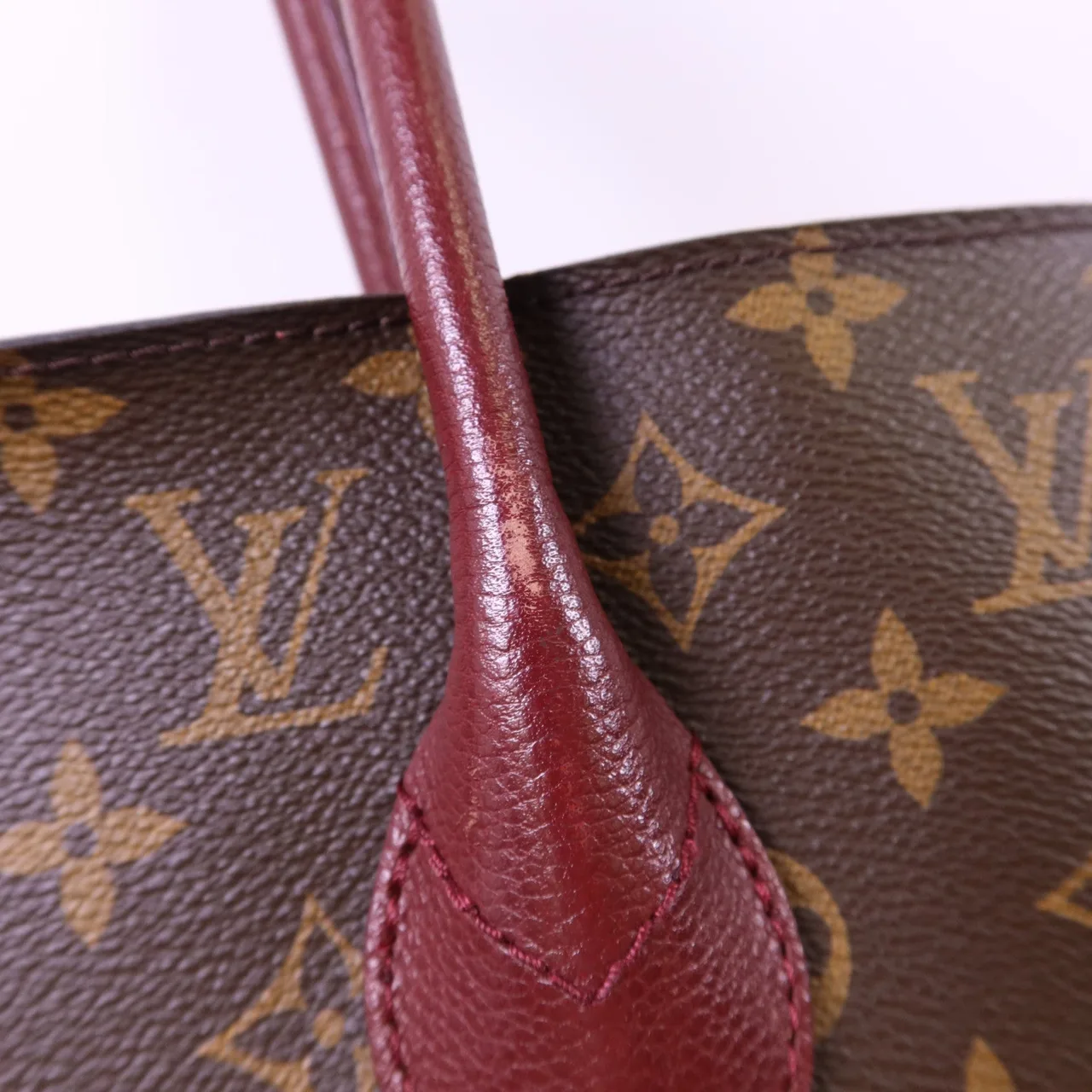 LOUIS VUITTON Flandrin M43169 2-Way Bag Coated Canvas 棕色 / 海軍藍 Coated Canvas Rank B - Thumbnail 16