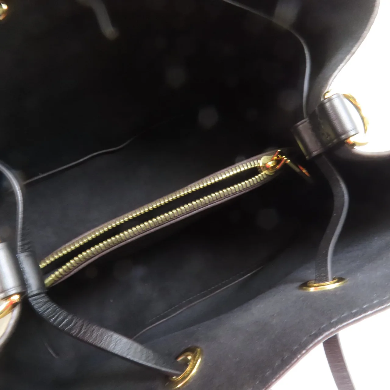 LOUIS VUITTON NeoNoe M44020 Shoulder Bag Coated Canvas 棕色 / 黑色 / Black Coated Canvas Rank A - Thumbnail 5