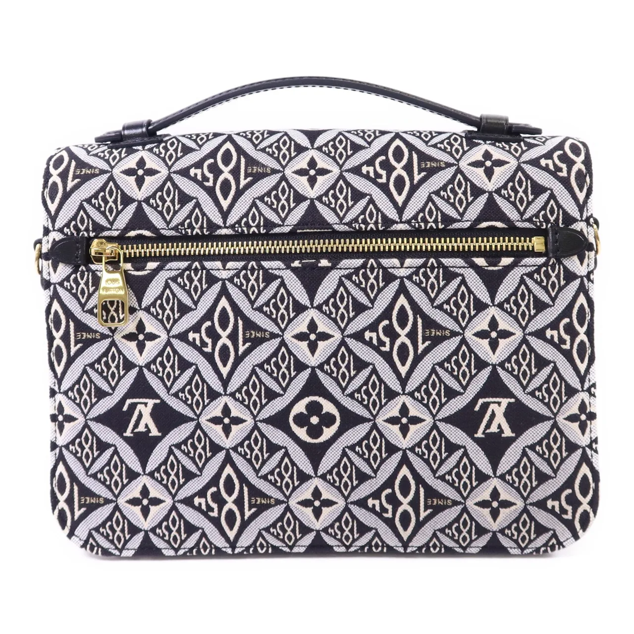 LOUIS VUITTON Pochette Metis M57272 兩用包 帆布 黑色 / 白色 帆布 中古品A - 縮圖 2