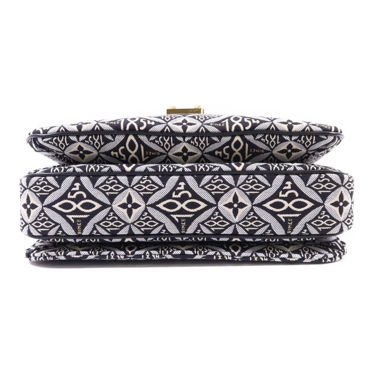 LOUIS VUITTON Pochette Metis M57272 兩用包 帆布 黑色 / 白色 帆布 中古品A - 縮圖 4